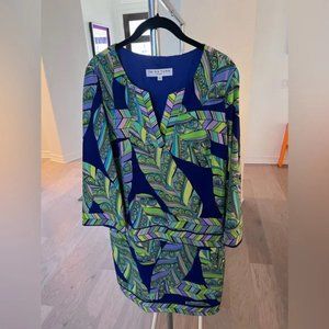 Trina Turk Dress collection abstract print dress size 12